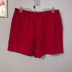 White Stag red casual pull on summer shirts with pockets